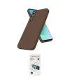ieg™ Galaxy S26 Plus Kılıf Kozmos Yansıma Özel Seri - Siyah 3D Antistatik Cam Ekran Koruyucu