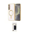 ieg™ Galaxy S26 Plus Kılıf Nova Işık Özel Seri - Siyah 3D Antistatik Hayalet Cam Ekran Koruyucu