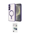 ieg™ Galaxy S26 Plus Kılıf Nova Işık Özel Seri - Siyah 3D Antistatik Seramik Nano Ekran Koruyucu