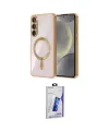 ieg™ Galaxy S26 Plus Kılıf Nova Işık Özel Seri - Siyah Bilvis 3D Cam Ekran Koruyucu