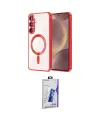 ieg™ Galaxy S26 Plus Kılıf Nova Işık Özel Seri - Siyah Bilvis 3D Cam Ekran Koruyucu