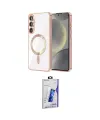 ieg™ Galaxy S26 Plus Kılıf Nova Işık Özel Seri - Siyah Bilvis 3D Cam Ekran Koruyucu