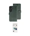 ieg™ Galaxy S26 Plus Kılıf Siluet Işık Serisi - Siyah 3D Antistatik Cam Ekran Koruyucu