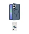 ieg™ Galaxy S26 Plus Kılıf Siluet Minimal Prime - Siyah 3D Antistatik Cam Ekran Koruyucu