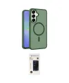 ieg™ Galaxy S26 Plus Kılıf Siluet Minimal Prime - Siyah 3D Antistatik Hayalet Cam Ekran Koruyucu