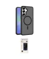 ieg™ Galaxy S26 Plus Kılıf Siluet Minimal Prime - Siyah 3D Antistatik Hayalet Cam Ekran Koruyucu