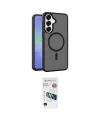 ieg™ Galaxy S26 Plus Kılıf Siluet Minimal Prime - Siyah 3D Antistatik Seramik Nano Ekran Koruyucu