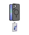 ieg™ Galaxy S26 Plus Kılıf Siluet Minimal Prime - Siyah Bilvis 3D Cam Ekran Koruyucu