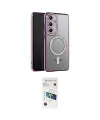 ieg™ Galaxy S26 Plus Kılıf Zirve Doku Prime - Siyah 3D Antistatik Cam Ekran Koruyucu