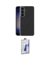 ieg™ Galaxy S26 Plus Kılıf Zirve Doku - Siyah Bilvis 3D Cam Ekran Koruyucu