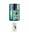 ieg™ Galaxy S26 Ultra Kılıf Ahenk Klasik - Şeffaf Pasifik Cam Ekran Koruyucu