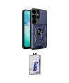 ieg™ Galaxy S26 Ultra Kılıf Ahenk Klasik - Siyah Bilvis 3D Cam Ekran Koruyucu