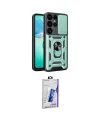 ieg™ Galaxy S26 Ultra Kılıf Ahenk Klasik - Siyah Bilvis 3D Cam Ekran Koruyucu