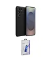 ieg™ Galaxy S26 Ultra Kılıf Ahenk Serisi - Siyah Bilvis 3D Cam Ekran Koruyucu
