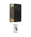 ieg™ Galaxy S26 Ultra Kılıf Eksen Form Prime - Şeffaf Pasifik Cam Ekran Koruyucu