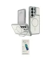 ieg™ Galaxy S26 Ultra Kılıf İz Modern Prime - Şeffaf Pasifik Cam Ekran Koruyucu