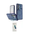 ieg™ Galaxy S26 Ultra Kılıf İz Modern Prime - Şeffaf Pasifik Cam Ekran Koruyucu
