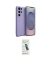 ieg™ Galaxy S26 Ultra Kılıf Kozmos Yansıma Özel Seri - Şeffaf Pasifik Cam Ekran Koruyucu