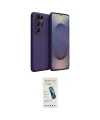 ieg™ Galaxy S26 Ultra Kılıf Kozmos Yansıma Özel Seri - Şeffaf Pasifik Cam Ekran Koruyucu