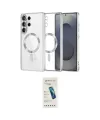 ieg™ Galaxy S26 Ultra Kılıf Nova Işık Özel Seri - Şeffaf Pasifik Cam Ekran Koruyucu