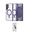 ieg™ Galaxy S26 Ultra Kılıf Nova Işık Özel Seri - Şeffaf Pasifik Cam Ekran Koruyucu