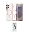 ieg™ Galaxy S26 Ultra Kılıf Nova Işık Özel Seri - Şeffaf Pasifik Cam Ekran Koruyucu