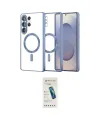 ieg™ Galaxy S26 Ultra Kılıf Nova Işık Özel Seri - Şeffaf Pasifik Cam Ekran Koruyucu