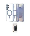 ieg™ Galaxy S26 Ultra Kılıf Nova Işık Özel Seri - Siyah 3D Antistatik Hayalet Cam Ekran Koruyucu