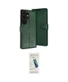 ieg™ Galaxy S26 Ultra Kılıf Siluet Işık Serisi - Şeffaf Pasifik Cam Ekran Koruyucu