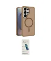 ieg™ Galaxy S26 Ultra Kılıf Siluet Minimal Prime - Şeffaf Pasifik Cam Ekran Koruyucu