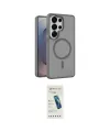 ieg™ Galaxy S26 Ultra Kılıf Siluet Minimal Prime - Şeffaf Pasifik Cam Ekran Koruyucu