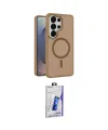ieg™ Galaxy S26 Ultra Kılıf Siluet Minimal Prime - Siyah Bilvis 3D Cam Ekran Koruyucu