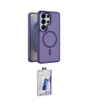 ieg™ Galaxy S26 Ultra Kılıf Siluet Minimal Prime - Siyah Bilvis 3D Cam Ekran Koruyucu