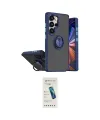 ieg™ Galaxy S26 Ultra Kılıf Yörünge Çizgi - Şeffaf Pasifik Cam Ekran Koruyucu