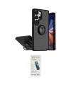 ieg™ Galaxy S26 Ultra Kılıf Yörünge Çizgi - Şeffaf Pasifik Cam Ekran Koruyucu