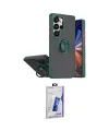 ieg™ Galaxy S26 Ultra Kılıf Yörünge Çizgi - Siyah Bilvis 3D Cam Ekran Koruyucu