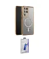 ieg™ Galaxy S26 Ultra Kılıf Zirve Doku Prime - Siyah Bilvis 3D Cam Ekran Koruyucu