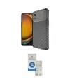 ieg™ Galaxy XCover 7 Kılıf Eksen Form Prime - Şeffaf Royal Nano Ekran Koruyucu