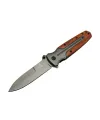 ieg™ GB DA59 Avcı Tip Kamp Çakısı 21 cm - Metal &amp;amp; Ahşap Sap, Kemerlikli