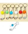 ieg™  Gerçekçi Golf Tasarımlı Şık Anahtarlık Kolye Çanta Süsü Golf Keychain