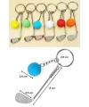 ieg™  Gerçekçi Golf Tasarımlı Şık Anahtarlık Kolye Çanta Süsü Golf Keychain