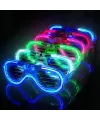 Glow Işıklı Panjur Parti Gözlüğü 12 Adet