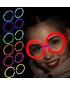 Glow Stick Yuvarlak Parti Gözlüğü 6 Adet