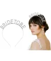 Gümüş Kaplama Kristal Taşlı Bride To Be Gelin Tacı