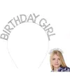 Gümüş Kristal Taşlı Birthday Girl Tacı