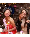 Gümüş Kristal Taşlı Birthday Girl Tacı
