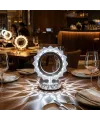 Güneş Şeklinde Kristal LED Masa Lambası – Dokunmatik, 3 Renk Işık Modlu, Şarjlı Mini Dekoratif Gece Lambası