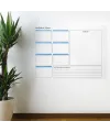 Haftalık Planlayıcı Manyetik Duvar Stickerı Takvim 56 cm x 70 cm