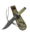 ieg™ Halmak 0698 Haki Komando Bıçağı 30cm -  Testere Detaylı, Oluklu, Kılıflı