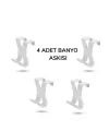 Hang it Pratik Kolay Taşımabilir Havlupan 2 Kancalı Banyo Askısı